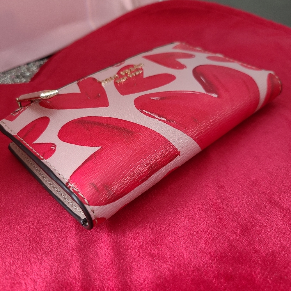 Kate Spade ❤ Heart Wallet Red & Pink - Picture 11 of 15